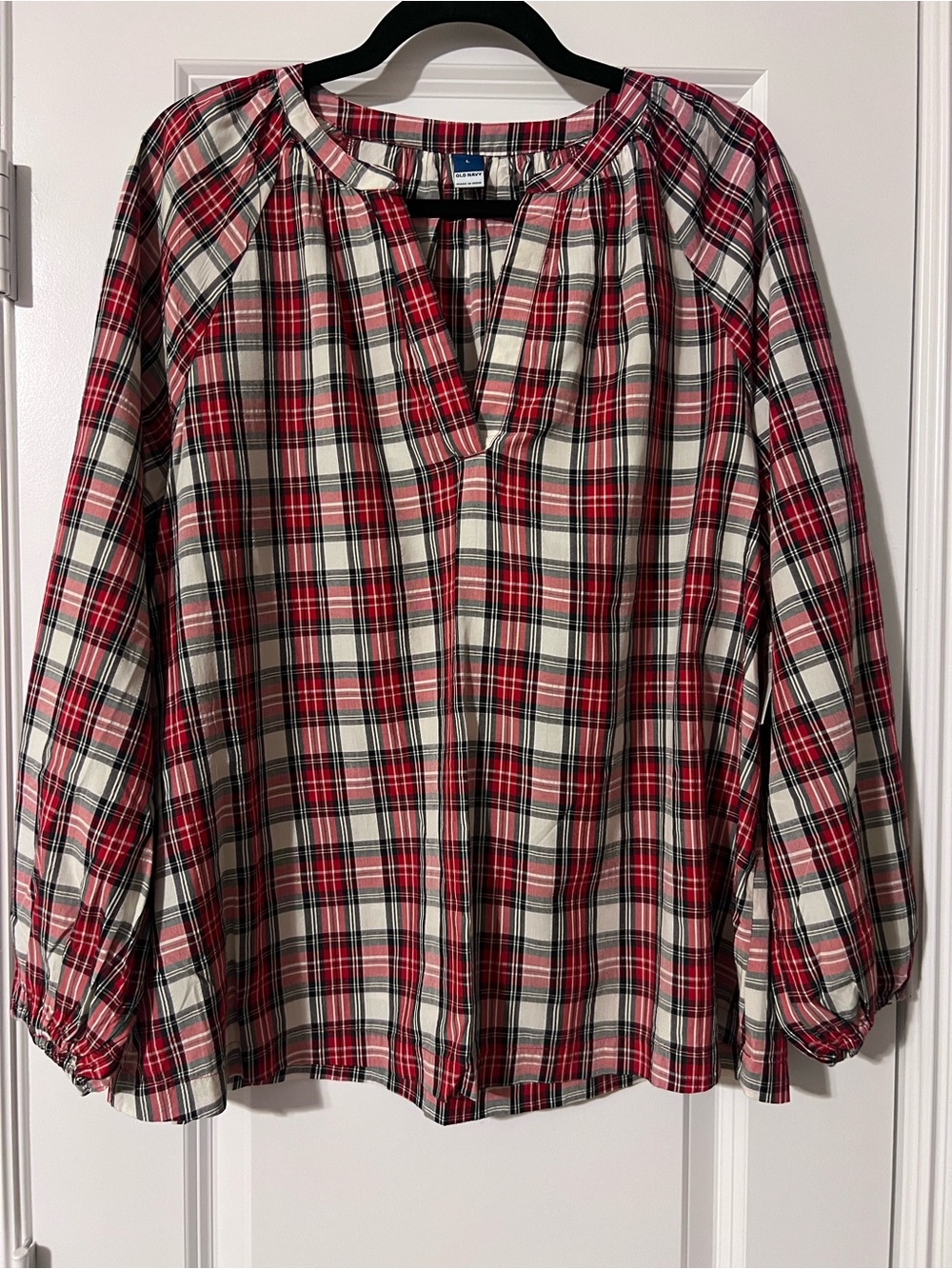 Plaid Blouse